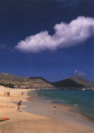 Praia de Porto Santo - Fotografia de Origem Desconhecida