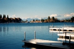 Vista da Casa em Lake Tahoe - Fotografia de Mário Nunes