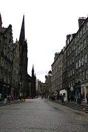 Royal Mile de Edimburgo - Fotografia de Cláudia Fernandes