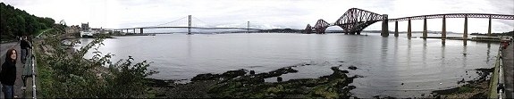 Pontes de Firth of Fourth de Queensferry - Composição de fotografias de Rui Gonçalves